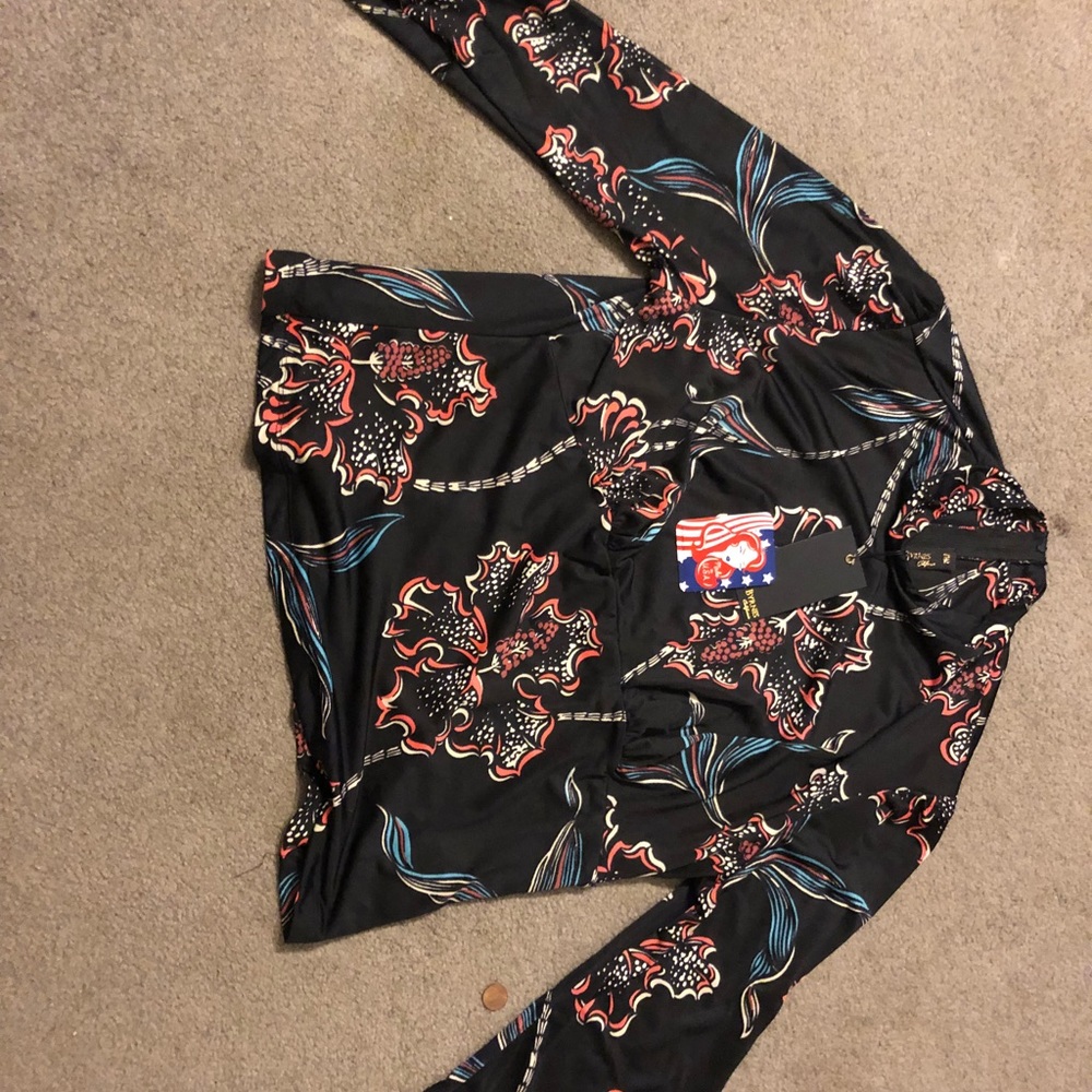 Pin-Up Couture/Laura Byrnes Long-sleeve blouse